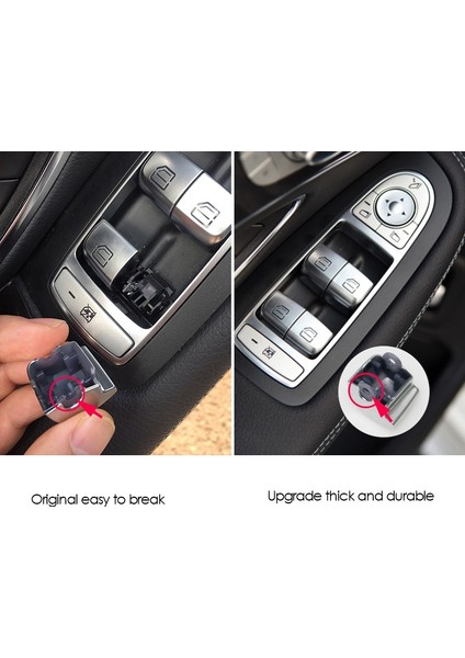 4 Adet Kapı Pencere Camı Kaldırıcı Kontrol Anahtarı Düğmesi Mercedes-Benz C Sınıfı Için W205 Glc W253 (Yurt Dışından)