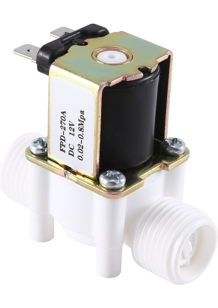 DC12V N/c Normalde Kapalı Su Solenoid Valfı Su Sebili Için G1/2-Inç Plastik Elektrikli Solenoid Valf (Yurt Dışından) modelleri