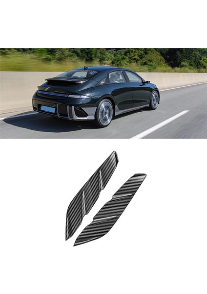 Hyundai Ionıq 6 2022 2023+ Araç Arka Sis Farları Lamba Şeritleri Ayar Kapağı Çıkartmalar Arka Tampon Spoiler (Yurt Dışından) fırsatları