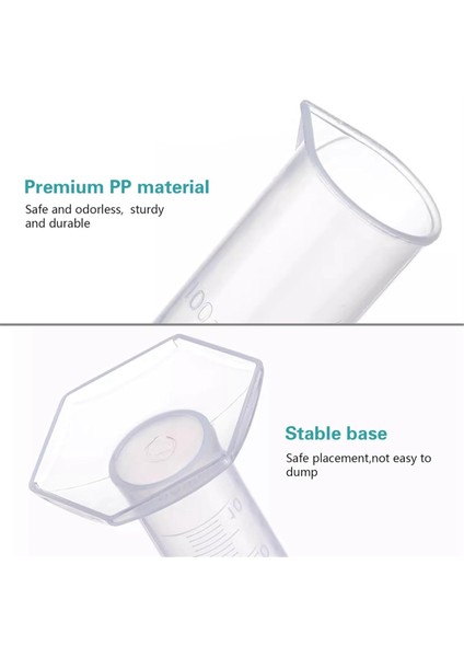 4'lü Plastik Gradyan Silindir Paketi, 4 Pipet, 1 Plastik Huni ve 2 Fırça ile (Yurt Dışından) fırsatları