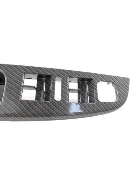 Yan Tutma Kolu Karbon Fiber Kapı Pencere Anahtarı Kontrol Paneli Kapak Düzeltir Çerçeve Jetta Mk5 Golf 5 2005-2009 (Yurt Dışından)