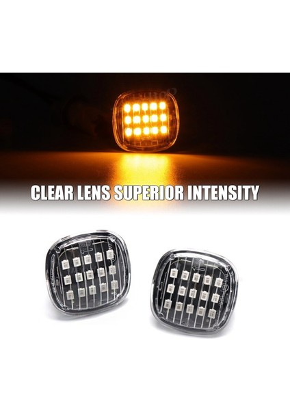 LED Amber Ön Çamurluk Yan Işaretleyici Işık Değiştirme Dönüş Sinyali Lambası Için Fabia 1 6y Fabia 2 Audi A3 A4 B5 A (Yurt Dışından)
