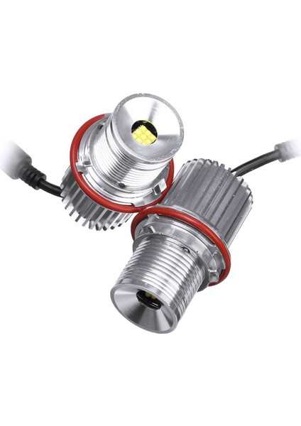 2 Adet 45W Beyaz LED Araba Melek Gözü LED Işaretleyici Işık Halkası Ampul Far Ampulü -Bmw E39 E53 E60 E61 (Yurt Dışından)