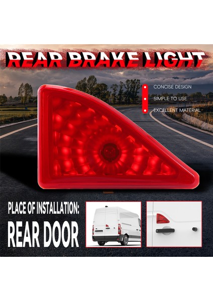 Renault Master Vauxhall Movano 10-19 Arka Kırmızı Merkezi Fren Lambası Üçüncü Durak Için (Yurt Dışından) fırsatları