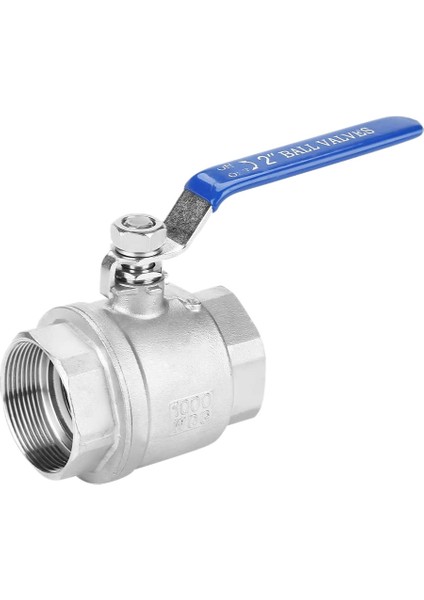 Küresel Vana Dişi Dişli 2 Inç 304 Paslanmaz Çelik Tam Bağlantı Noktalı Dişi Dişli Küresel Vana 2 Inç DN50 1000 Wog (Yurt Dışından)