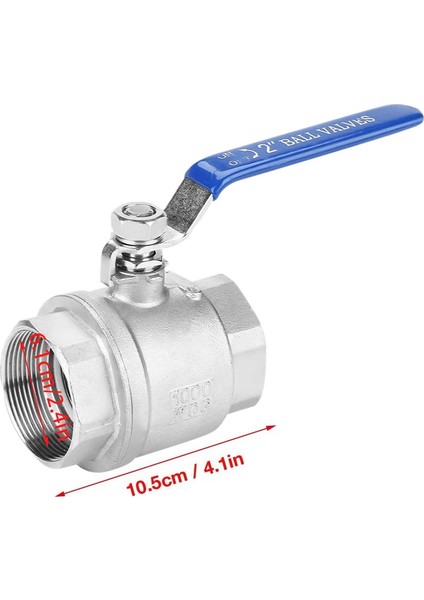 Küresel Vana Dişi Dişli 2 Inç 304 Paslanmaz Çelik Tam Bağlantı Noktalı Dişi Dişli Küresel Vana 2 Inç DN50 1000 Wog (Yurt Dışından) modelleri