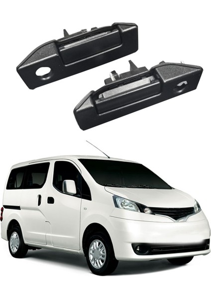 Sol ve Sağ Yan Güç Sürgülü Kapı Dış Kolu Siyah 82607-VW000 82606-VW000 Nissan Urvan E25 NV350 E26 (Yurt Dışından) fırsatları