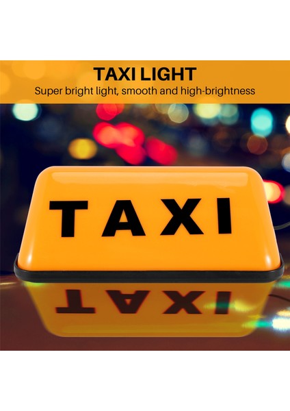 Taksi LED Gösterge Işığı Burcu LED Gün Işığı Araba Gündüz Farları Dc 12V 3W Otomatik Sürüş Çatı Üst Kabin LED Burcu Araba Styling (Yurt Dışından)