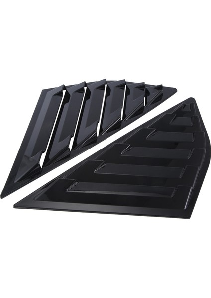 Parlak Siyah Araba Arka Güneşlikler Yan Tuyere Panjur Havalandırma Kapağı Ford Focus Mk3 Hatchback 2012-2018 (Yurt Dışından)