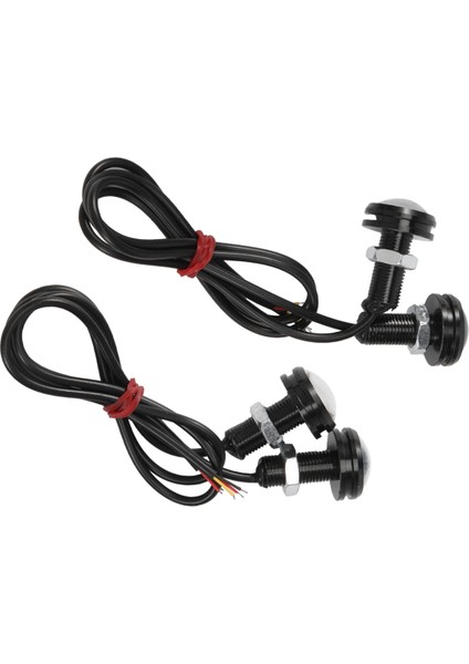 4 Adet Araba 12V 23MM Çift Renkli Switchback 4014 12 LED Drl Kartal Göz Gündüz Işığı (Yurt Dışından)