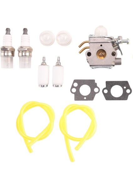 C1UH142 Homelite UT-085801 UT-21947 Craftsman 26CC Edger Ot Biçme Makinesi Üfleyici Için Yakıt Hattı Ayar Kiti ile Karbüratör (Yurt Dışından)