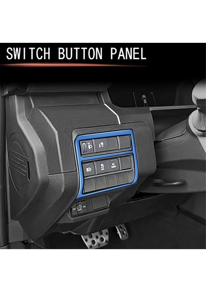 Araba Çok Fonksiyonlu Anahtar Paneli Trim Krom Çerçeve Etiket Toyota Tacoma 2024 Için Araba Iç Aksesuarları Mavi (Yurt Dışından) modelleri