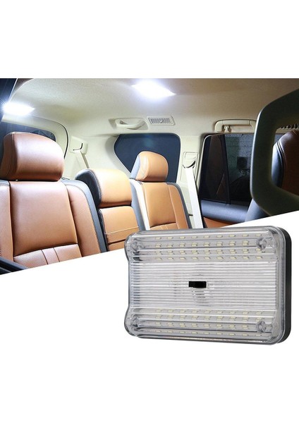 Araba Iç Işık 36LED Çatı Tavan Okuma Işığı (Yurt Dışından)