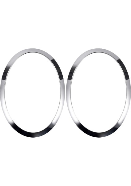 Mını Cooper Için F55 F56 F57 03-18 Krom Sol Sağ Ön Farlar Çerçeve Far Kaş Halkası Kapak Trim Değiştirme (Yurt Dışından)