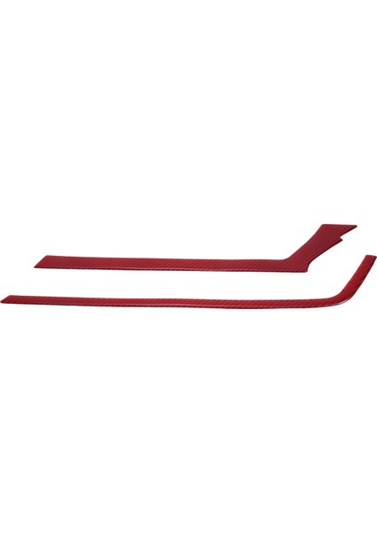 Abs Kırmızı Karbon Fiber Orta Hava Firar Çıkışı Kapak Trim Dekor Etiket Honda Civic 10TH Gen 2016 2017 2018 2019(RHD) (Yurt Dışından)