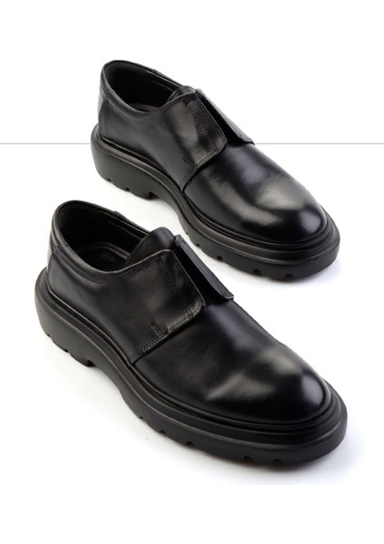 Siyah Leather Erkek Klasik Ayakkabı E01401092141 fiyatları