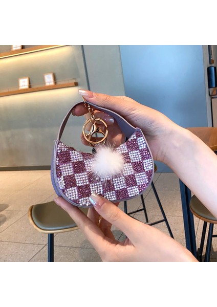 Eyer Mini Taşınabilir Anahtarlık Kolye Bozuk Para Cüzdanı (Yurt Dışından)