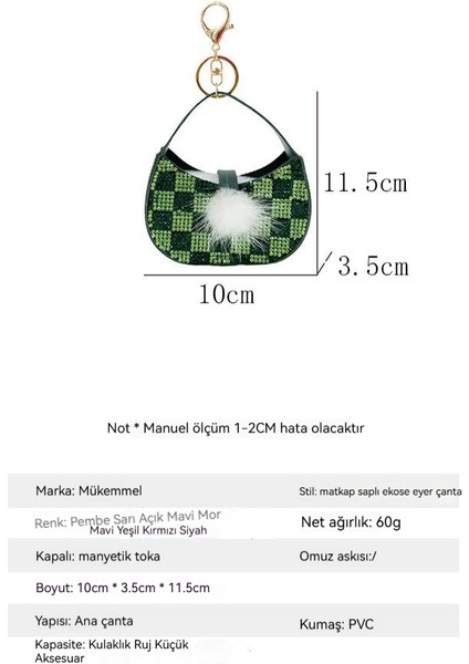 Eyer Mini Taşınabilir Anahtarlık Kolye Bozuk Para Cüzdanı (Yurt Dışından)