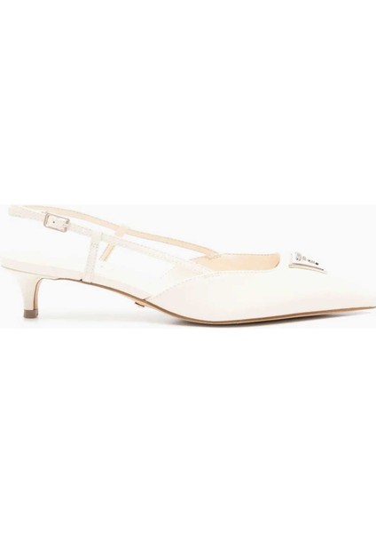 Jeson2 Logo Detaylı Mini Topuklu Stiletto