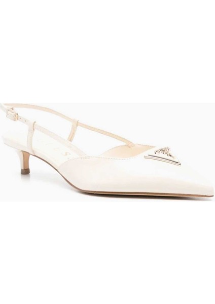 Jeson2 Logo Detaylı Mini Topuklu Stiletto