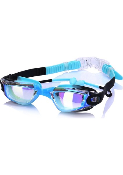 Silikon Çocuklar Su Geçirmez Sis Geçirmez Hd Yüzme Gözlüğü (Yurt Dışından)