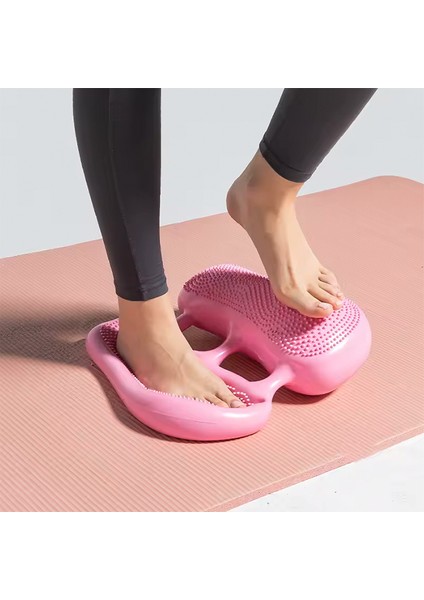 Ayak Denge Pedalı Egzersiz Aleti Ev Fitness Için Şişme Mini Stepper indirimleri