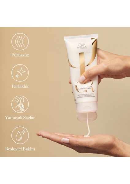 Professionals Oil Reflections Işıltı Sağlayan Anında Bakım Kremi 200 ml -Tüm Saç Tipleri İçin