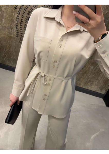 Inovista Kemerli Düğmeli Gömlek Taş fiyatları