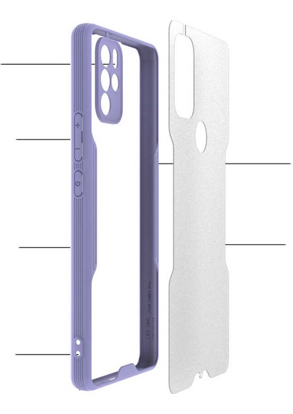 General Mobile 21 Pro Kılıf Parfe Kapak-Sarı modelleri