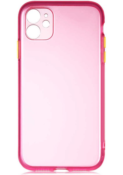 Apple iPhone 11 Uyumlu Bistro Kapak-Pembe