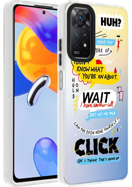 Xiaomi Redmi Note 12 Pro 4g Kılıf Desenli Dragon Sert Kapak-Kelimeler