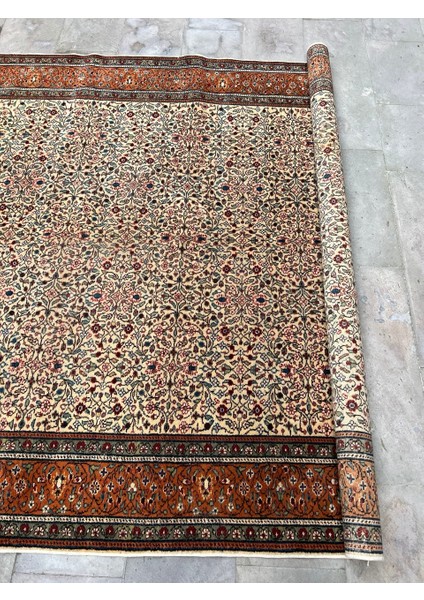 206 x 295 cm Büyük Boy Yün Anadolu Kilimi Çiçek Desenli Yıkanabilir Antik Kilim indirimleri