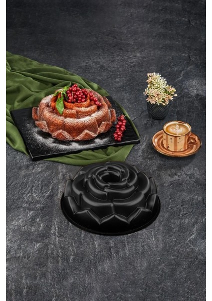 Gül Desenli Kek Kalıbı