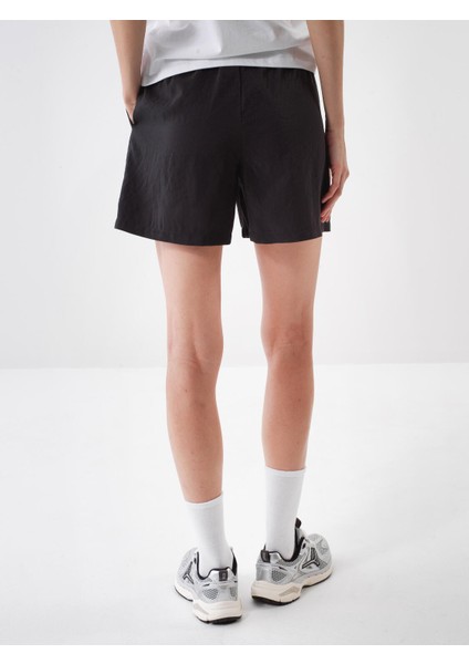 Siyah Oversize Şort