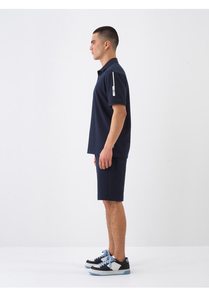 Erkek Lacivert Regular Fit Pamuklu Polo Yaka Tişört modelleri