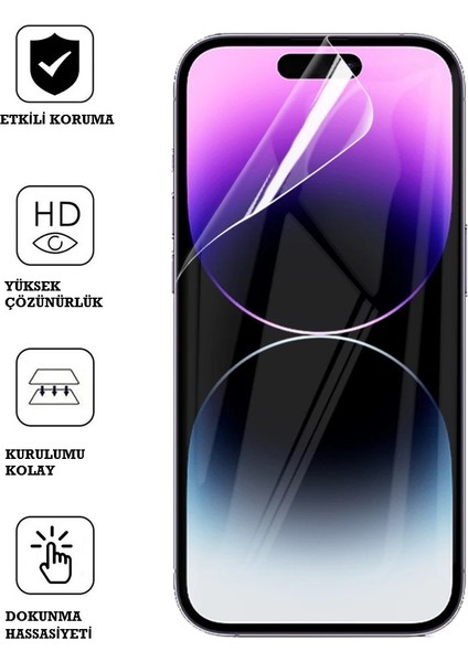 Nothing Phone (3A) Uyumlu Ön Body Şeffaf Ultra Ekran Koruyucu Nano Jelatin