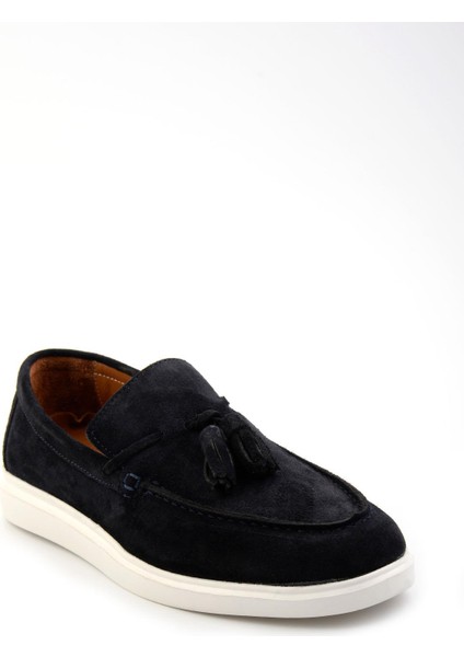 Lacivert Leather Erkek Loafer Ayakkabı E01442310502 fiyatları