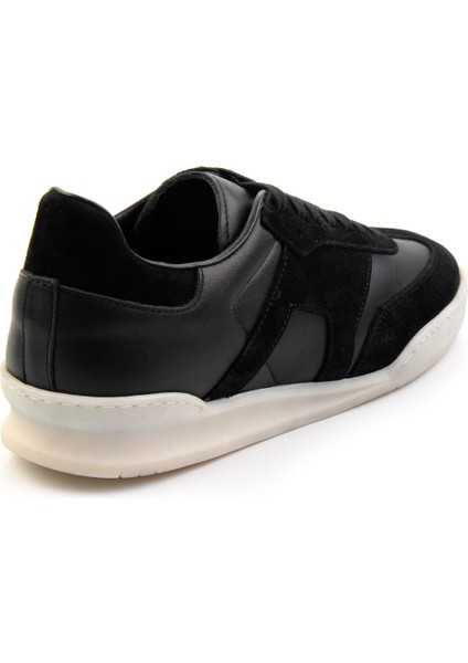 Siyah Leather Erkek Sneaker E01442500102 modelleri
