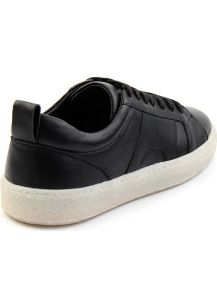 Siyah Leather Erkek Sneaker E01442500643 modelleri