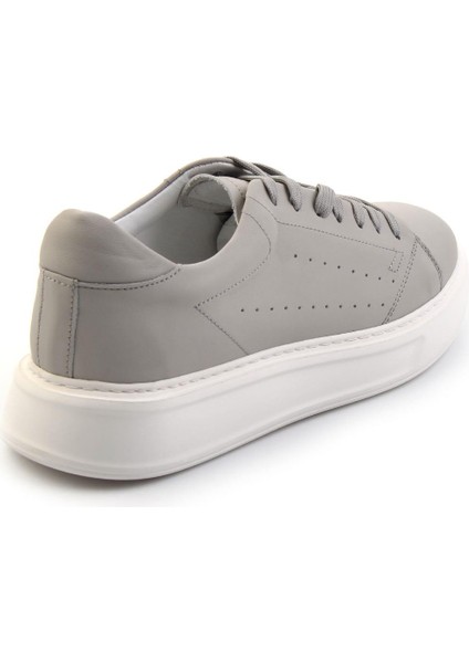 Gri Leather Erkek Sneaker E01589521603 modelleri