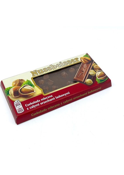Nussbeisser Bütün Fındıklı Sütlü Çikolata 100 G