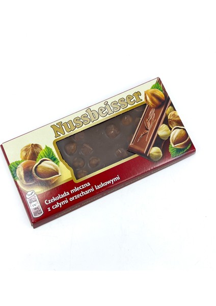 Nussbeisser Bütün Fındıklı Sütlü Çikolata 100 G fiyatları