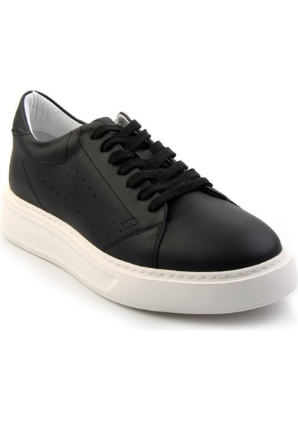 Siyah Leather Erkek Sneaker E01589521603