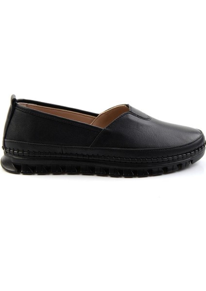 Siyah Leather Kadın Casual Ayakkabı K01518015103