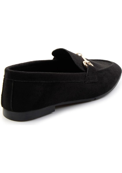 Siyah Kadın Loafer Ayakkabı K01503727202
