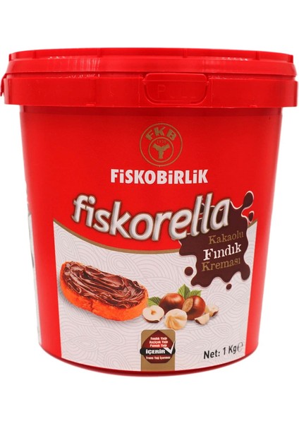 Fiskokrem Sütlü Fın.krm.1 kg + Fiskorella Kak.fın.krm 1 kg