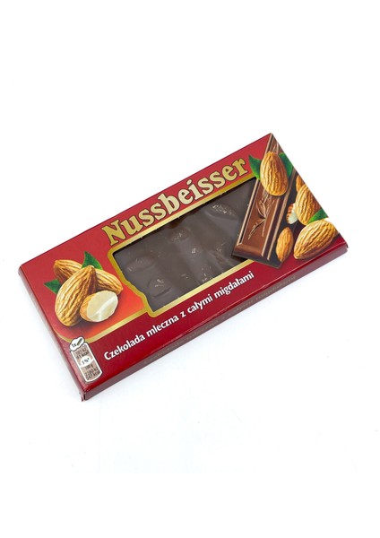 Nussbeisser Bütün Bademli Sütlü Çikolata 100 gr