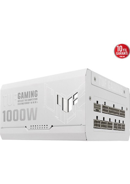 Tuf Gamıng 1000G 80+ Gold 1000W Modüler Atx 3.0 Uyumlu Beyaz