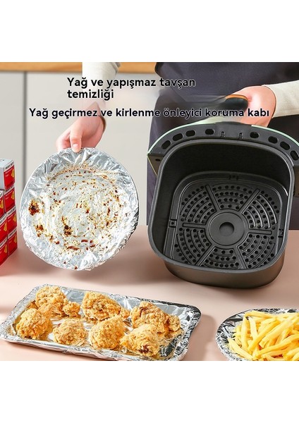 2 M/7 M Ev Hava Fritöz Alüminyum Folyo Fırın Tepsisi Pişirme Kalay Folyo (Yurt Dışından) modelleri