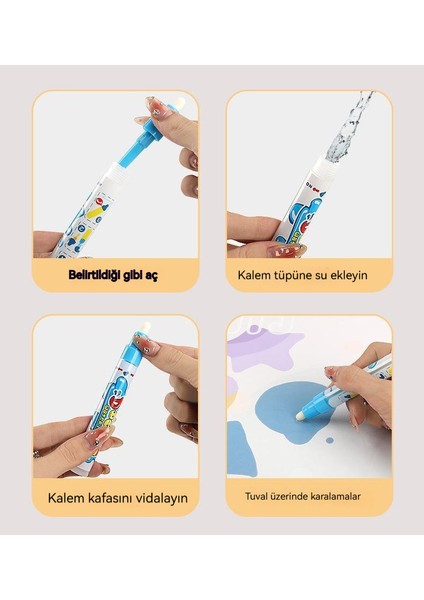Çocuklar Büyük Boy Su Çizer (Yurt Dışından)